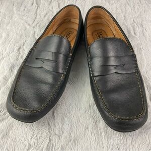 Born Leather Black Loafers Mens Size 9.5